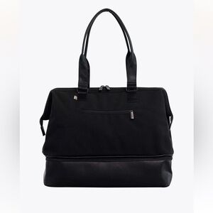 Beis Convertible Weekender Bag in Black